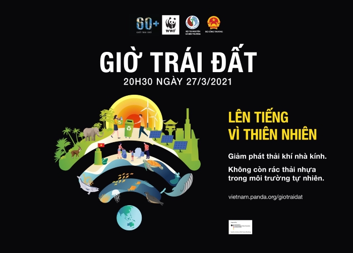 Giờ Trái đất 2021:  “Speak up for Nature” – “Lên tiếng vì thiên nhiên”.