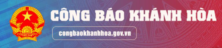 Công báo Khánh Hòa