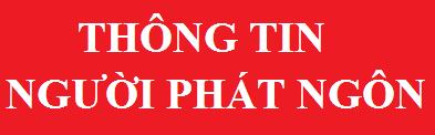 Thông tin người phát ngôn